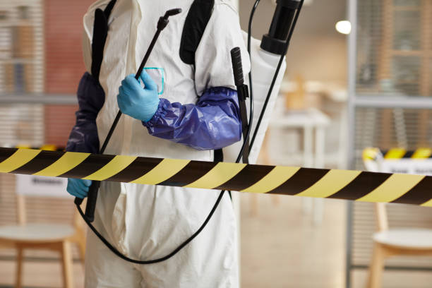 Professional Biohazard Cleanup technician working in Glenn Dale, MD